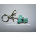 brass enamel keychains with gold plated